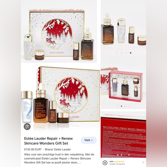 Estée Lauder - Repair + Renew Skincare Wonders Holiday Gift Set - 4PCS BNIB - Picture 1 of 2
